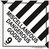 SHIPPING LABEL MISCELLANEOUS DG 9 99X99MM BLACK ON WHITE ROLL OF 500