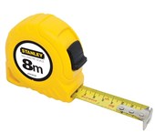 STANLEY TAPE MEASURE YELLOW 25MM X 8 METER