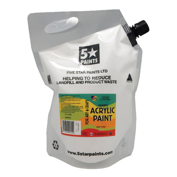 white acrylic paint 5 litre