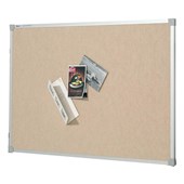 QUARTET PENRITE FABRIC BULLETIN BOARD 1200 X 900MM BEIGE