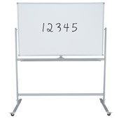 BOYD VISUALS WHITEBOARD ACRYLIC MOBILE PIVOTING H1200 X W1500MM