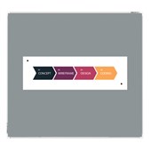 BOYD PINBOARD H900 X W900MM GREY