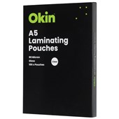 OKIN LAMINATING POUCH A5 80 MICRON BOX 100