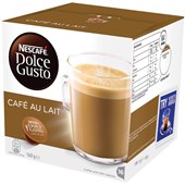 NESCAFE DOLCE GUSTO COFFEE PODS CAFE AU LAIT PACK 16