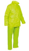 GOOD2GLOW RAINSUIT JACKET AND PANT SET LARGE NEON YELLOW