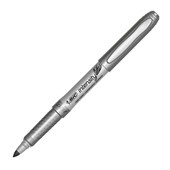BIC INTENSITY PERMANENT MARKER FINE METALLIC SILVER