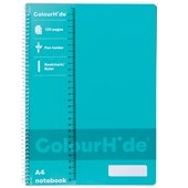COLOURHIDE NOTEBOOK 120 PAGE A4 SKYBLUE