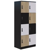 MASCOT LOCKER 4 TIER 2 BANK DIGITAL LOCKING H1900 X L900 X D450MM ACCENT STANDARD COLOURS