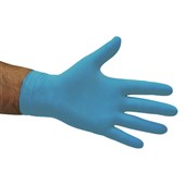 SELFGARD MEDICAL GRADE NITRILE GLOVE POWDER FREE BLUE LARGE BOX 100