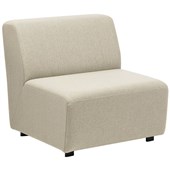 EDEN ANCHOR MODULAR SEATING SINGLE NATURAL OATMEAL