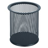 ESSELTE METAL MESH PENCIL CUP BLACK