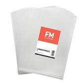FM LSHAPED POCKET A4 CLEAR PACK 12
