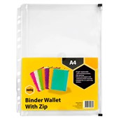 MARBIG BINDER WALLET A4 CLEAR