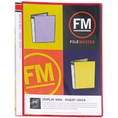 FM INSERT DISPLAY BOOK 60 POCKET A4 RED