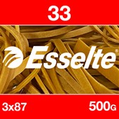 ESSELTE SUPERIOR RUBBER BANDS SIZE 33 500G BAG