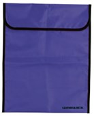 WARWICK HOMEWORK BAG HOOK AND LOOP W290 X H360MM LARGE FLUORO PURPLE