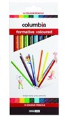 COLUMBIA FORMATIVE COLOUR PENCIL ROUND ASSORTED PACK 10