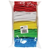 DAS PIPE CLEANER L150 MM ASSORTED COLOURS PACK 1000