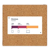 BOYD VISUALS CORK BOARD H1200 X W1200MM