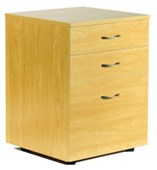 KNIGHT ERGOPLAN MOBILE 2 DRAWER 1 FILE STANDARD W466 X D460 X H630MM TAWA