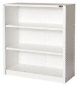 EUROPLAN SHELVING 3 LEVEL ADJUSTABLE W945 X D405 X H1025MM SILVER QUILL