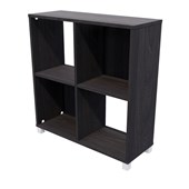 ZEALAND CUBBY HOLE BOOKCASE 4 CUBE W800 X D300 X H850MM FIORDLAND ELM