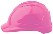 PROCHOICE HARD HAT HHV9 9 VENT 6 POINT PUSHLOCK HARNESS PINK