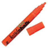 TEXTA LIQUID CHALK MARKER DRY WIPE BULLET 45MM ORANGE