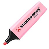 STABILO BOSS HIGHLIGHTER CHISEL PASTEL PINK BLUSH