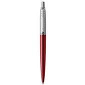 PARKER JOTTER BALLPOINT PEN MEDIUM BLUE INK KENSINGTON RED CHROME TRIM