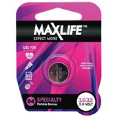 MAXLIFE BATTERY LITHIUM CR1632