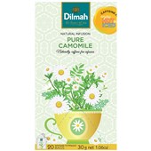 DILMAH TEA BAGS CHAMOMILE INFUSION INDIVIDUALLY FOIL ENVELOPED BOX 20