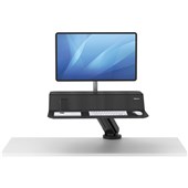 FELLOWES LOTUS RT SIT STAND WORKSTATION SINGLE MONITOR 901 X 603MM BLACK