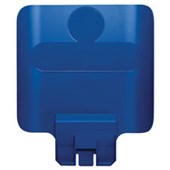 RUBBERMAID SLIM JIM RECYCLING STATION BILLBOARD BLUE