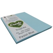 TROPHEE COLOURED PAPER A4 80GSM PASTEL BLUE PACK 100