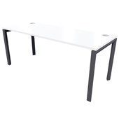 ZEALAND NOVAH DESK W1500 X D800 X H725MM BLACK BASE WHITE TOP