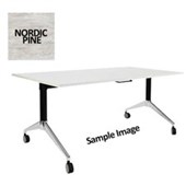 ZEALAND FLIP TABLE W1600 X D800MM NORDIC PINE