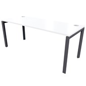 ZEALAND NOVAH DESK W1500 X D600 X H725MM BLACK BASE WHITE TOP