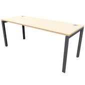 ZEALAND NOVAH DESK W1500 X D800 X H725MM BLACK BASE PREMIUM PLY TOP