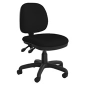 OPD ZARA OFFICE CHAIR MIDBACK 2LEVER BREATHE BLACK