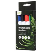 ICON WHITEBOARD MARKER BULLET TIP ASSORTED PACK 4