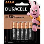 DURACELL COPPERTOP ALKALINE AAA BATTERY PACK 8