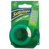 SELLOTAPE CLEVER TAPE ON DISPENSER W18MM X L25M INVISIBLE