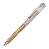 GEL INK PEN PENTEL HYBRID DELUXE GEL GRIP K230 10MM METALLIC GOLD