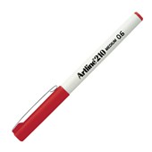 ARTLINE 210 FINELINER PEN 06MM RED