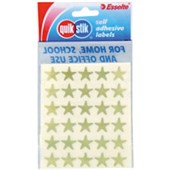 QUIKSTIK LABELS STAR 15MM GOLD PACK 150