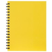 SPIRAX 512 NOTEBOOK 7MM RULED HARD COVER SPIRAL BOUND A4 200 PAGE YELLOW