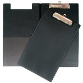 OFFICE SUPPLY CO CLIPBOARD DOUBLE PVC FOOLSCAP BLACK