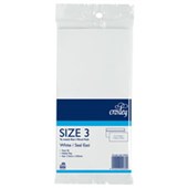 CROXLEY ENVELOPE PLAIN SEAL EASI BOND SIZE 3 DLE E20E W225 X L114MM WHITE PACK 20