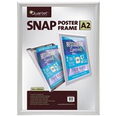 QUARTET INSTANT SNAP POSTER FRAME A2 SILVER